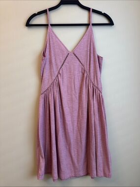 Roxy Dusty Pink Cut Out Mini Dress Size M